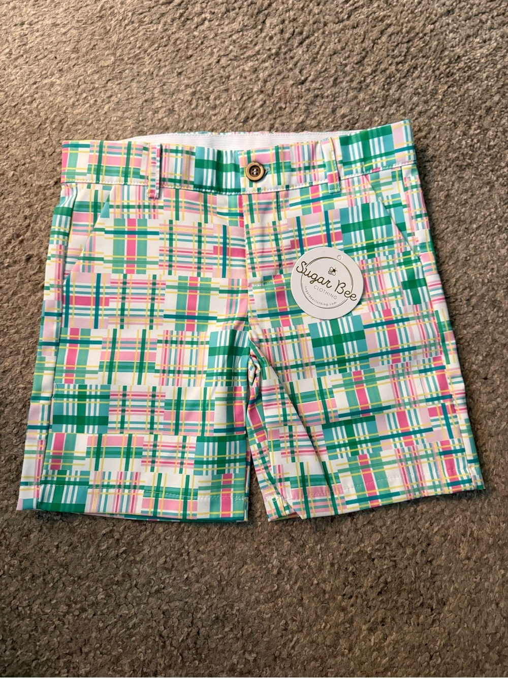 Sugar Bee Plaid Multicolor Shorts